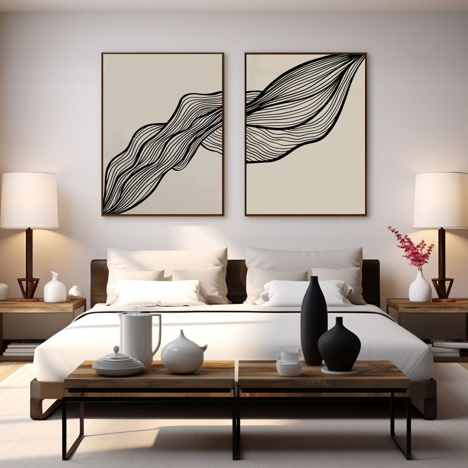 Abstract Painting "Flux Éthéré” - nukeart