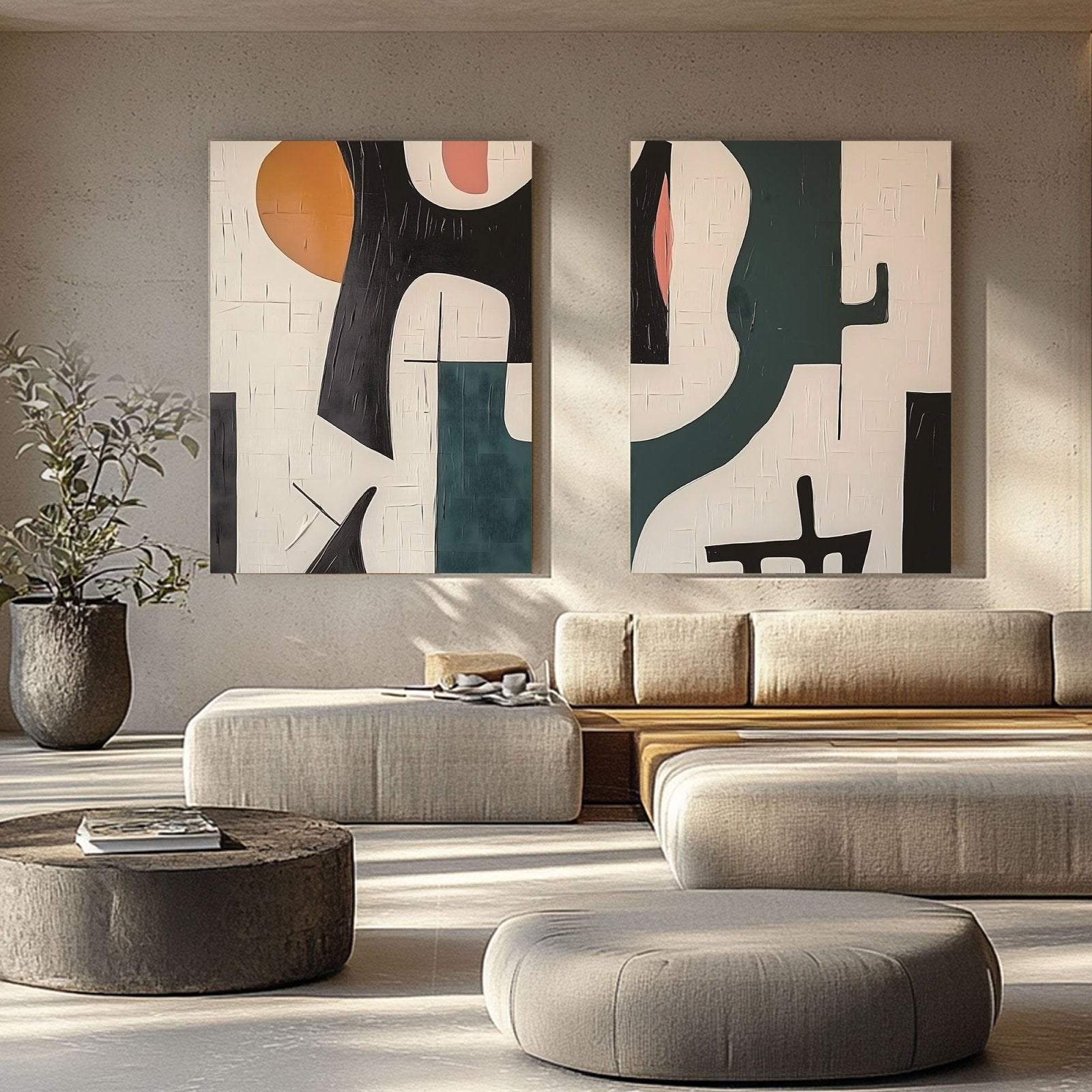 Abstract Painting "Forma” - nukeart