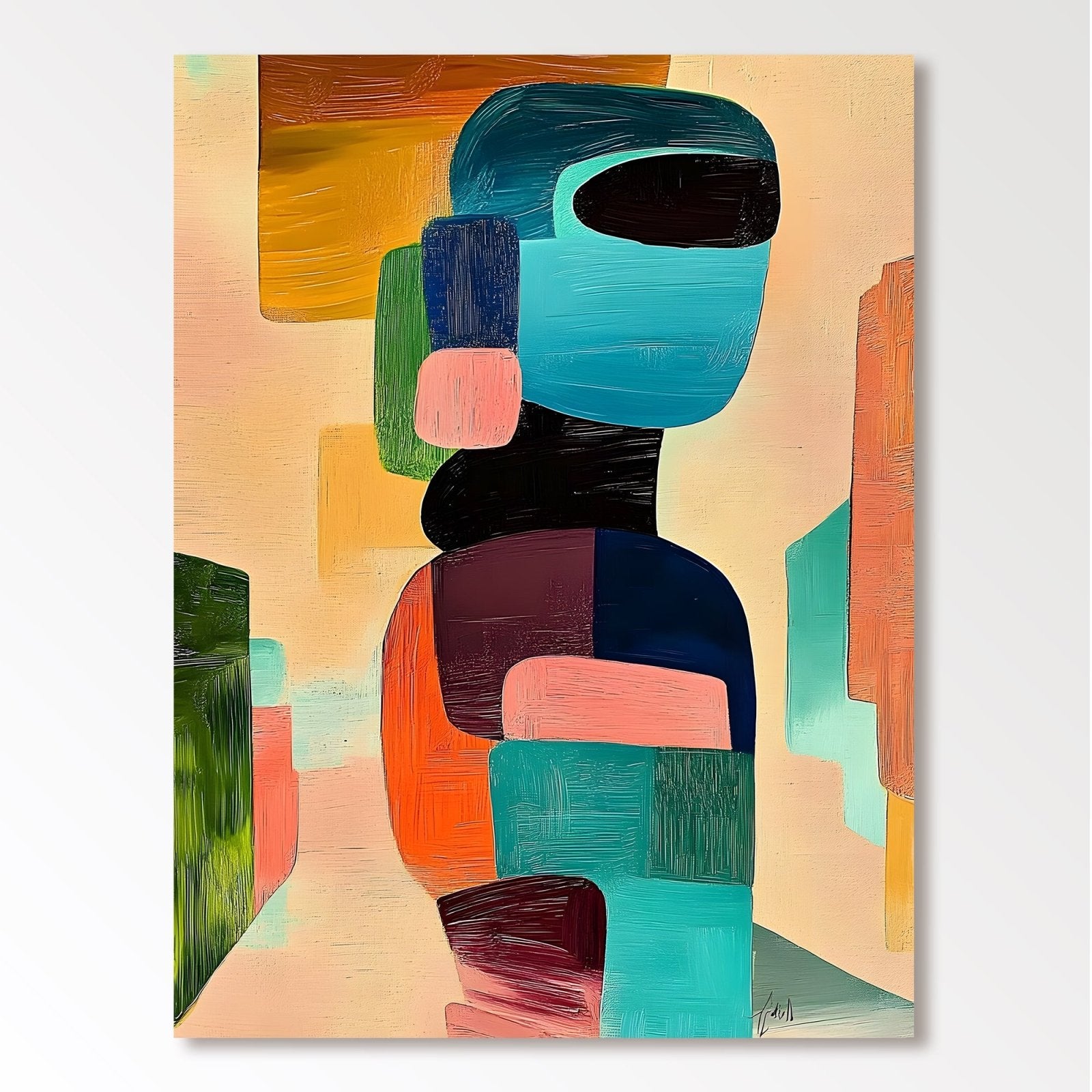 Abstract Painting "Forma Abstracta” - nukeart