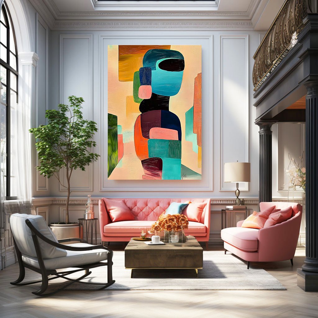 Abstract Painting "Forma Abstracta” - nukeart
