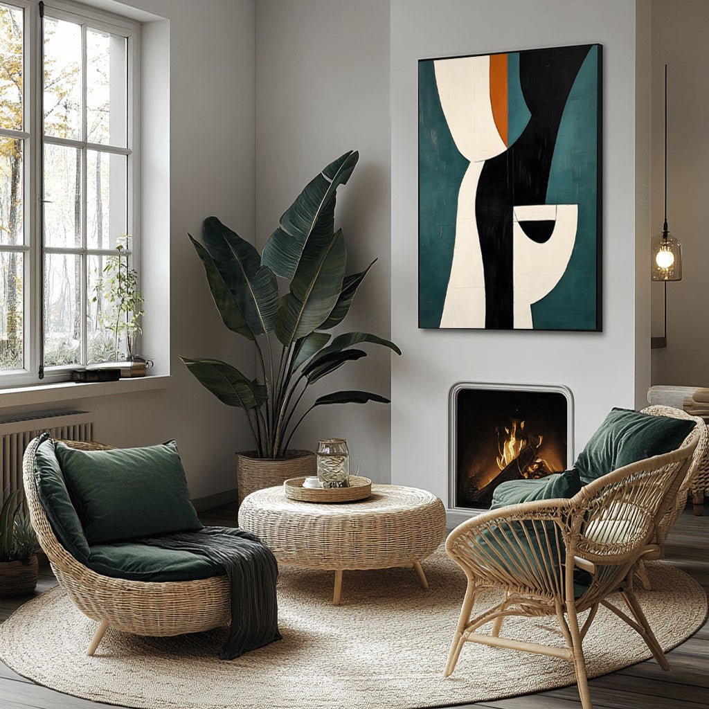 Abstract Painting "Forma Sinfónica" - nukeart