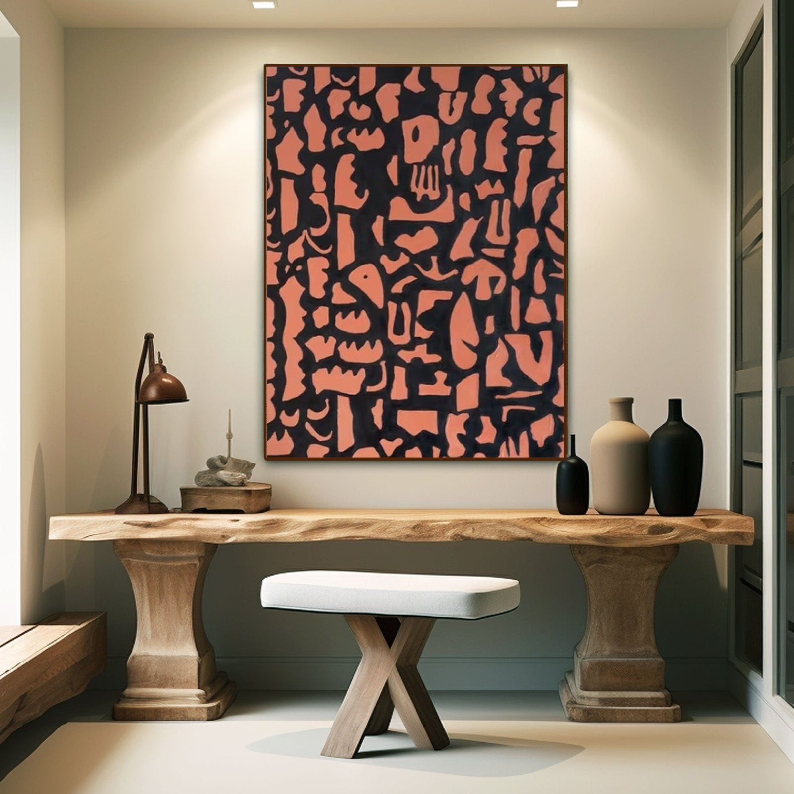 Abstract Painting "Formas Enigmáticas” - nukeart