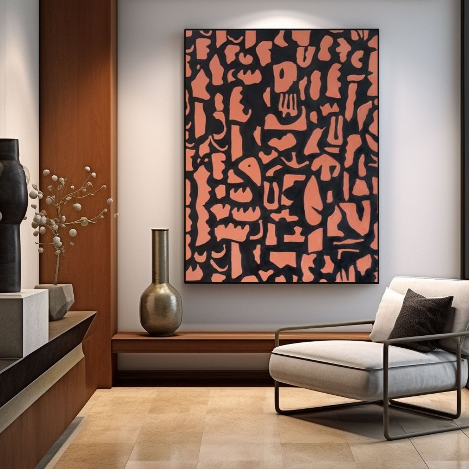 Abstract Painting "Formas Enigmáticas” - nukeart