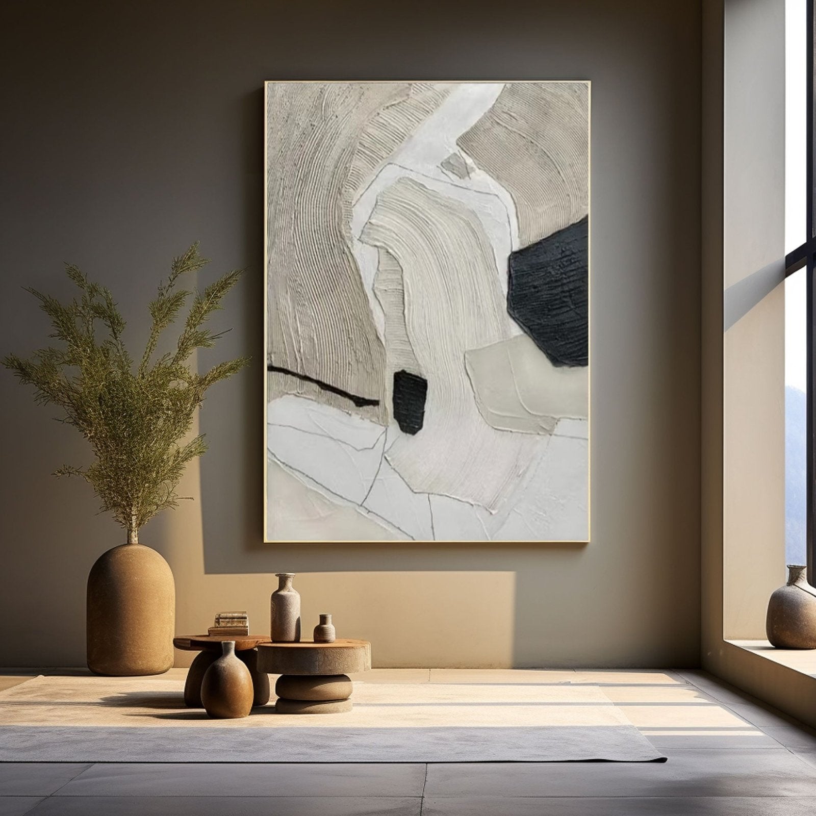 Abstract Painting "Formas Silenciosas” - nukeart