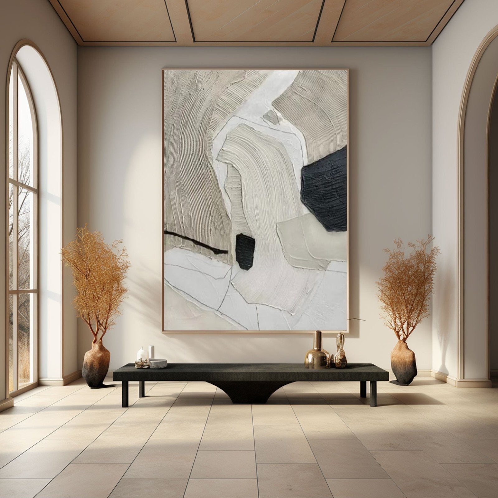 Abstract Painting "Formas Silenciosas” - nukeart