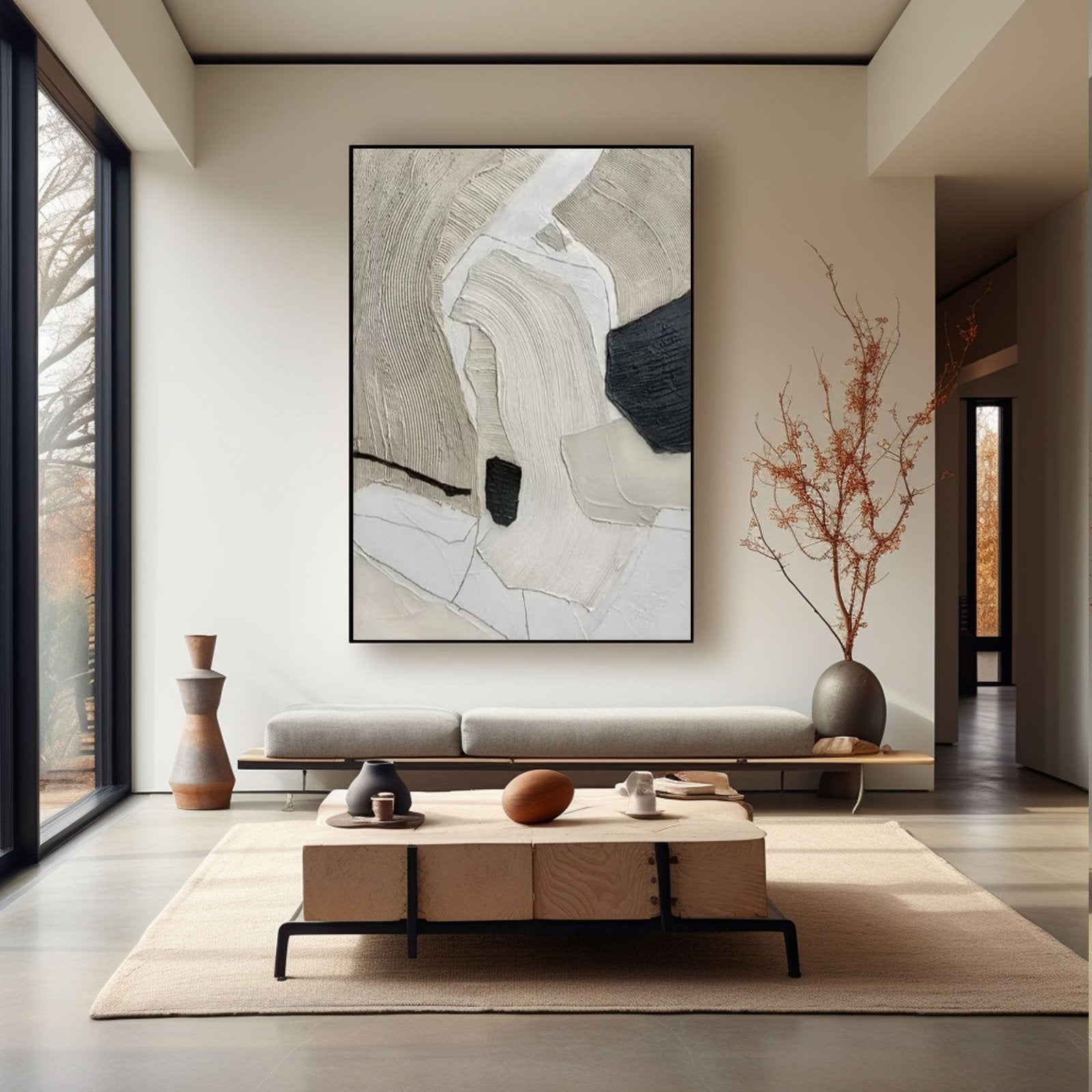 Abstract Painting "Formas Silenciosas” - nukeart