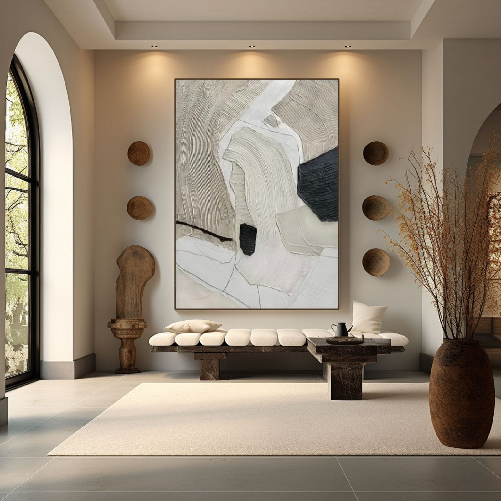 Abstract Painting "Formas Silenciosas” - nukeart