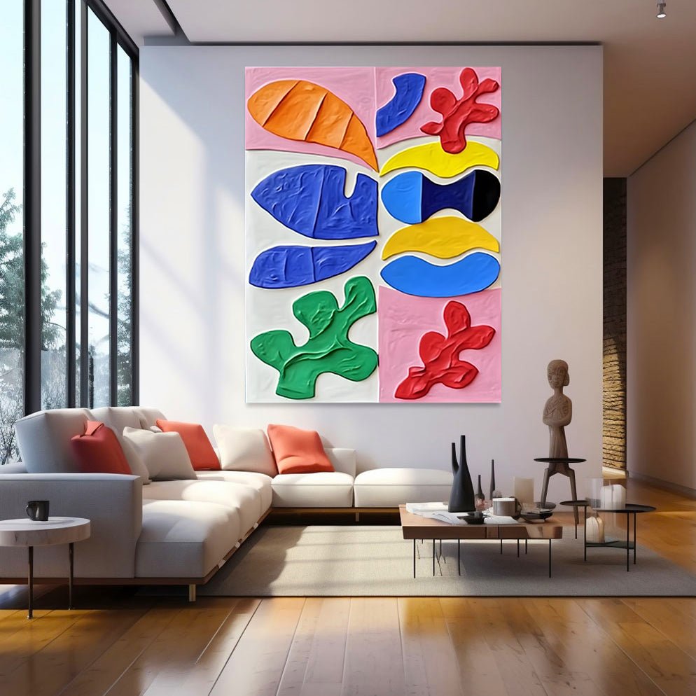 Abstract Painting "Formas Vibrantes” - nukeart