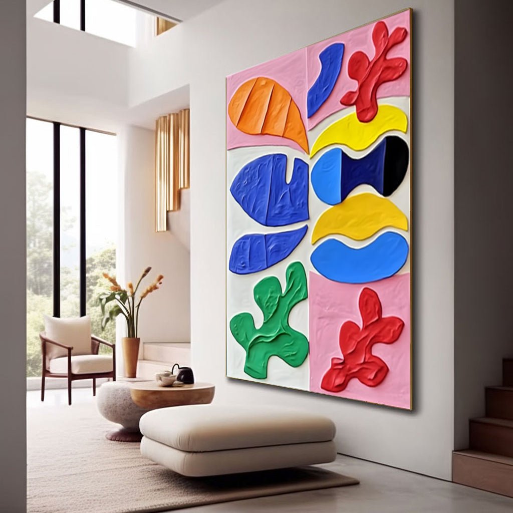 Abstract Painting "Formas Vibrantes” - nukeart