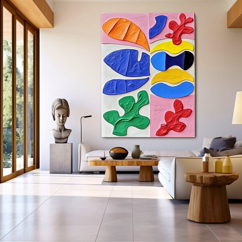 Abstract Painting "Formas Vibrantes” - nukeart