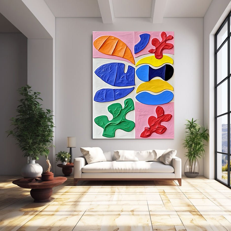 Abstract Painting "Formas Vibrantes” - nukeart