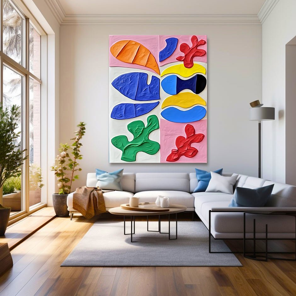 Abstract Painting "Formas Vibrantes” - nukeart