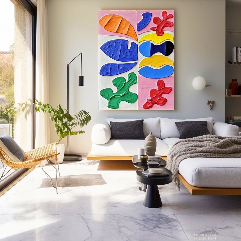 Abstract Painting "Formas Vibrantes” - nukeart