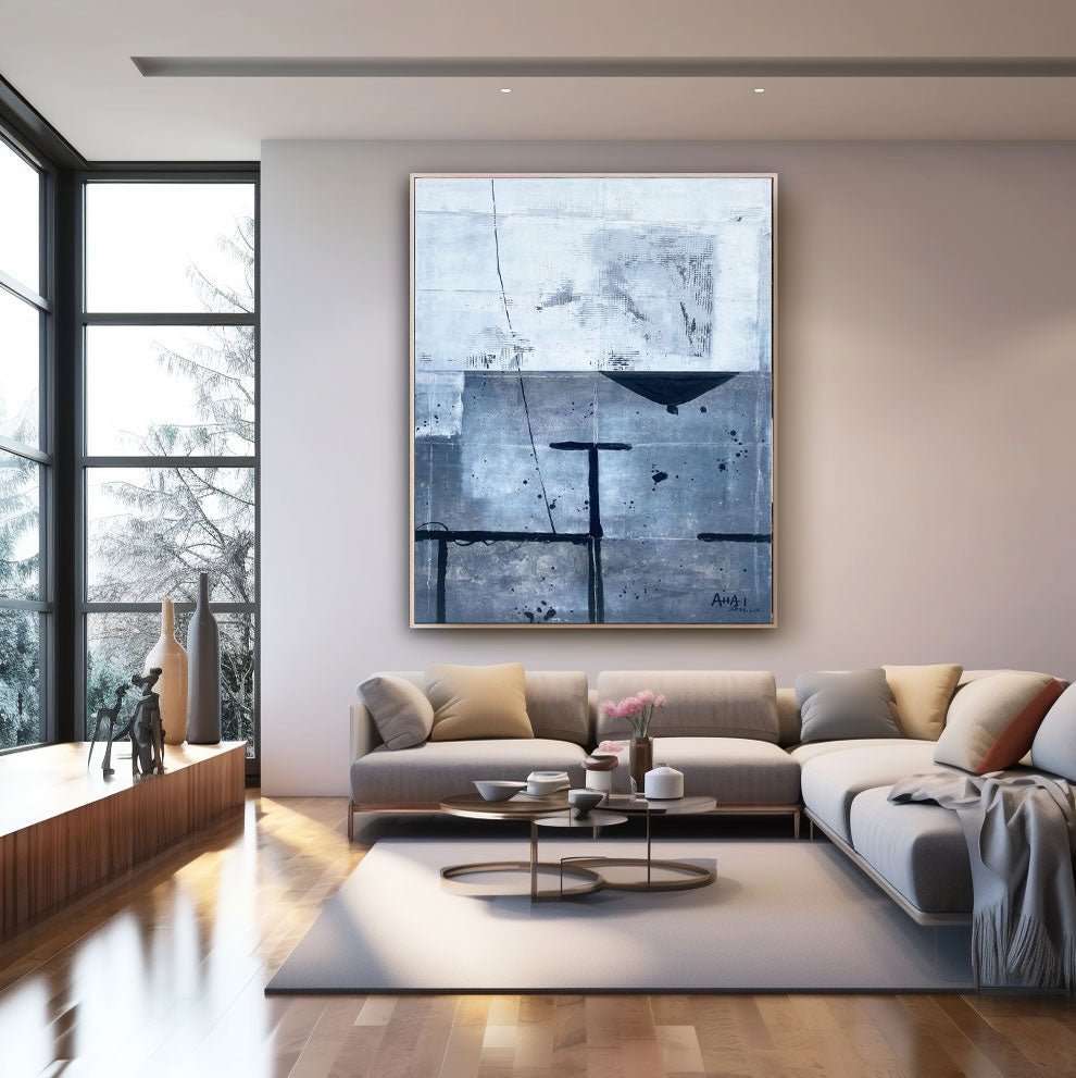 Abstract Painting "Fragmentos de Silencio” - nukeart