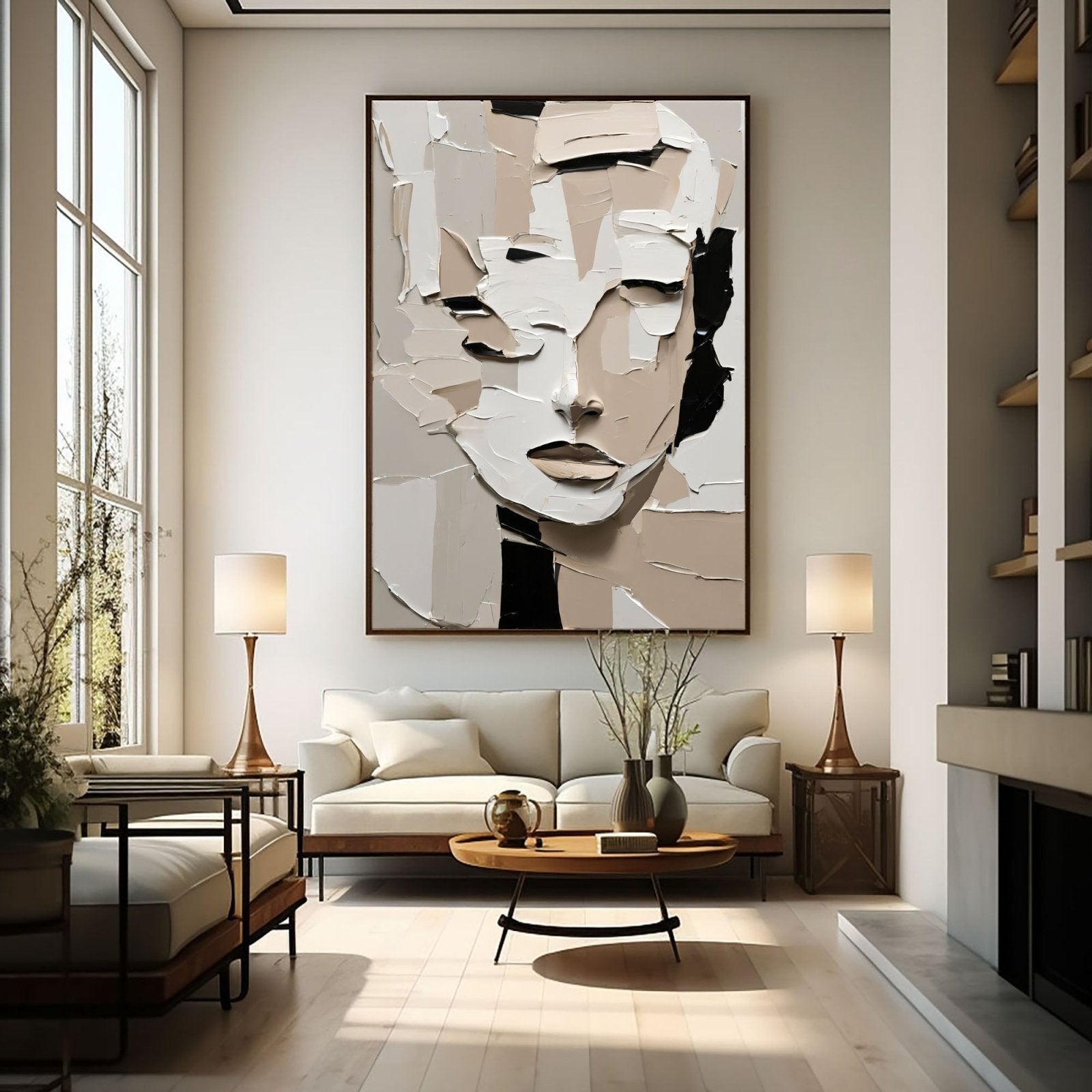 Abstract Painting "Fragments d’Âme” - nukeart