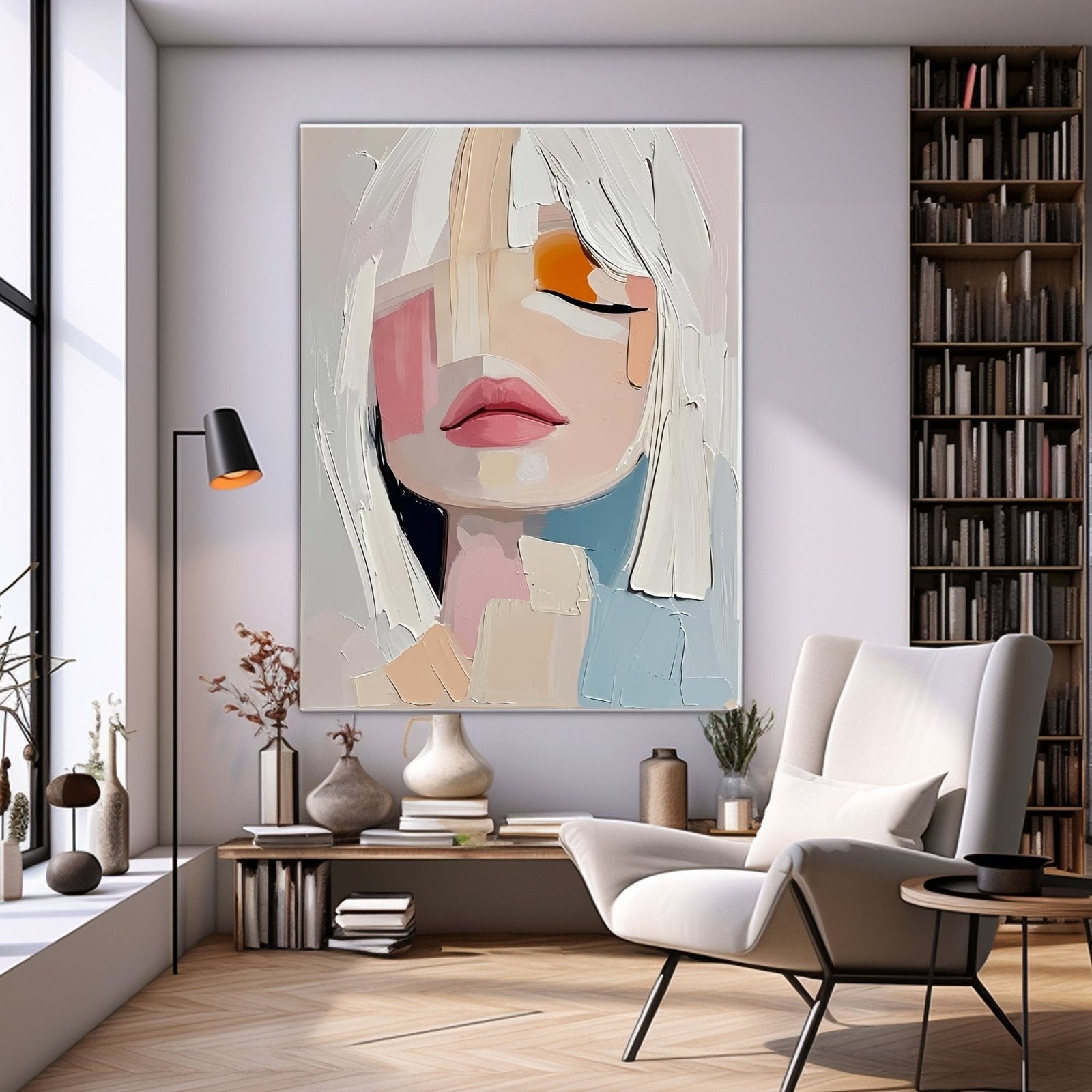Abstract Painting "Fragments de Silence” - nukeart