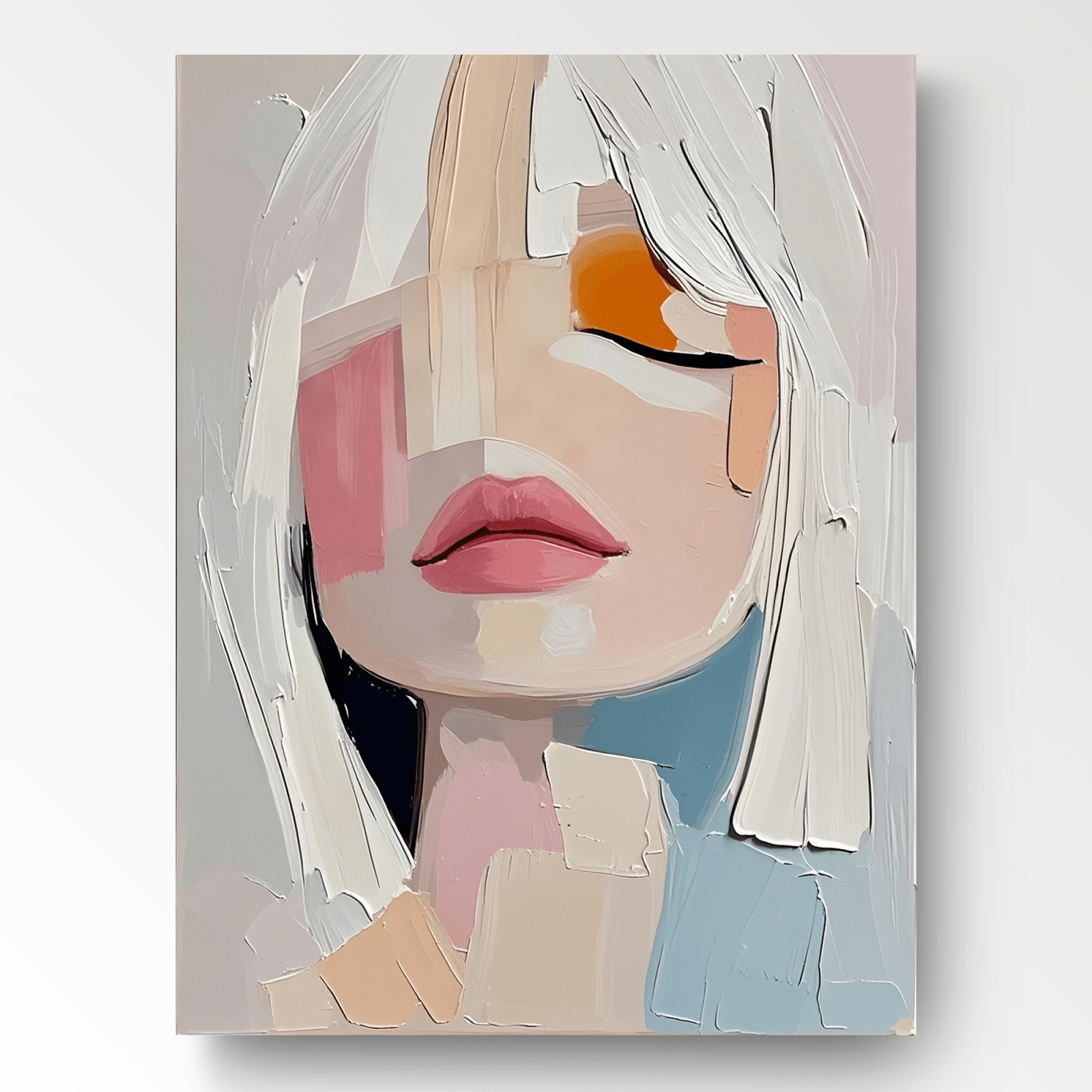 Abstract Painting "Fragments de Silence” - nukeart