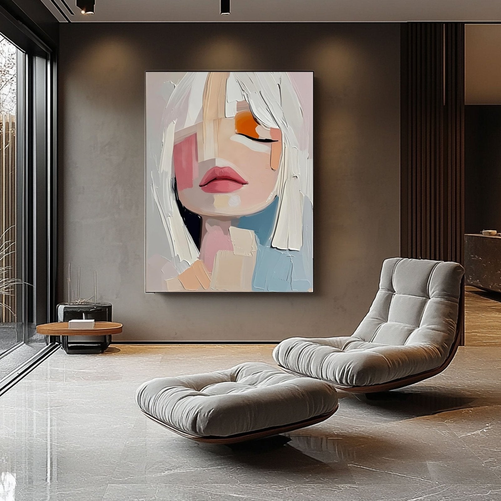Abstract Painting "Fragments de Silence” - nukeart