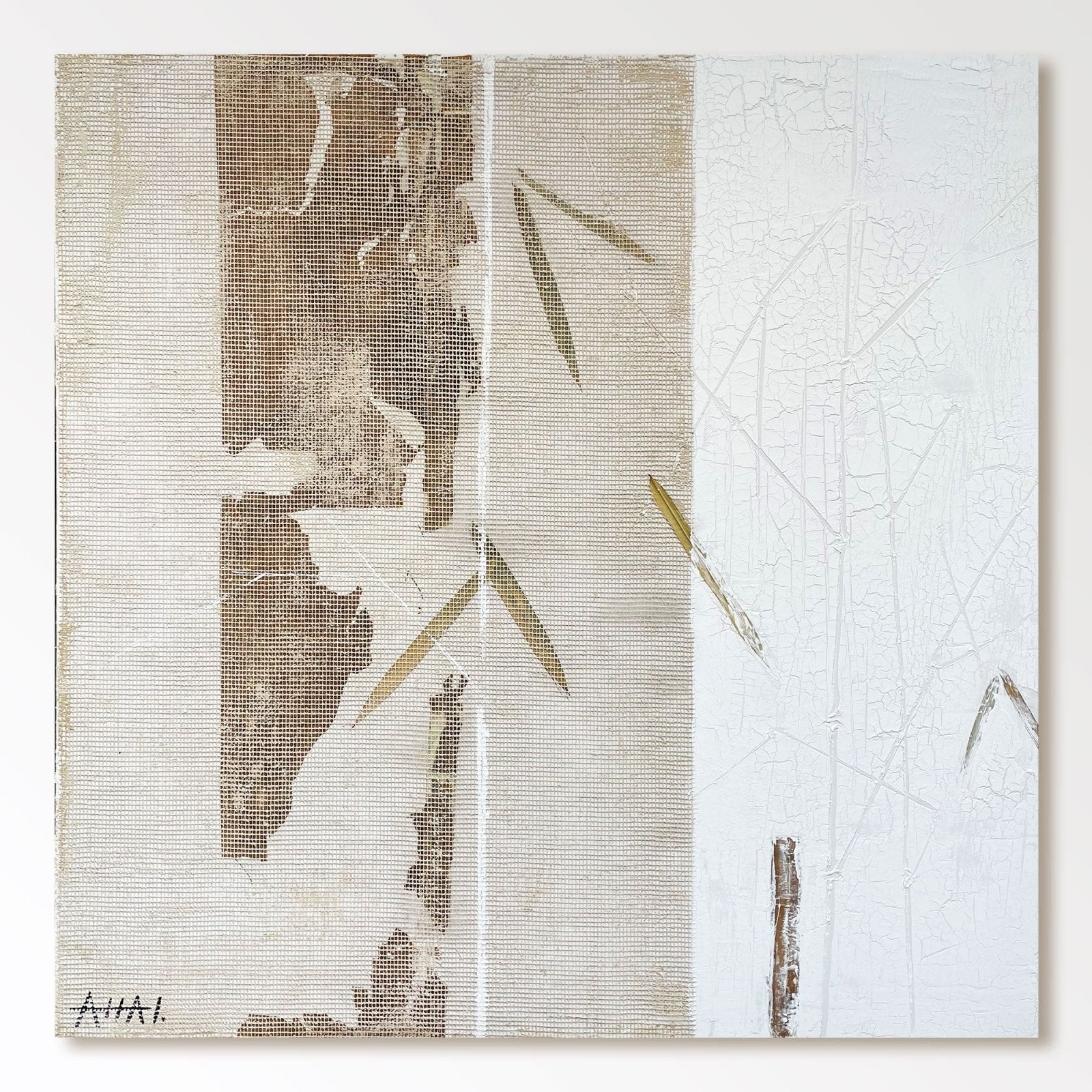 Abstract Painting "Fragmenty Bambu” - nukeart