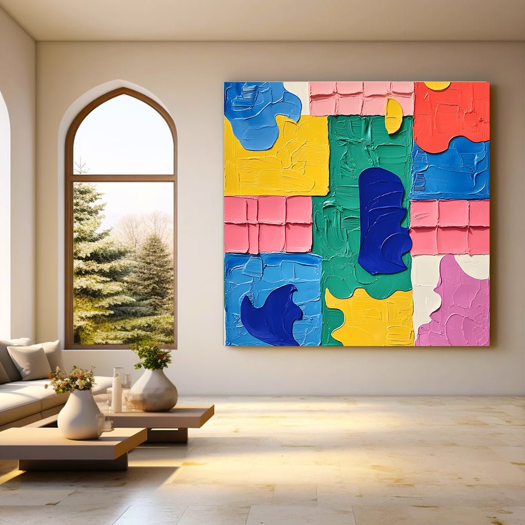 Abstract Painting "Fusión de Colores” - nukeart