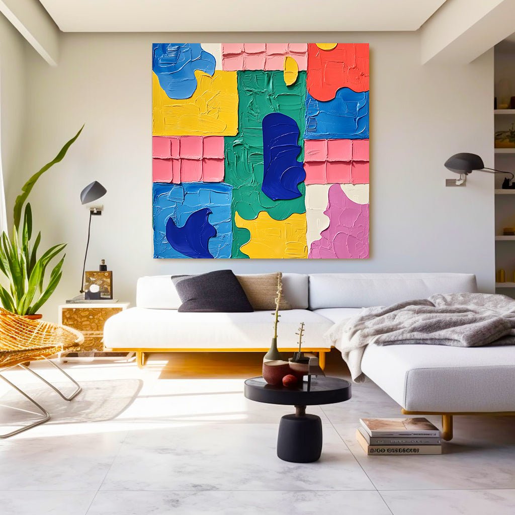 Abstract Painting "Fusión de Colores” - nukeart
