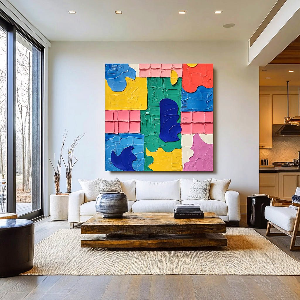 Abstract Painting "Fusión de Colores” - nukeart
