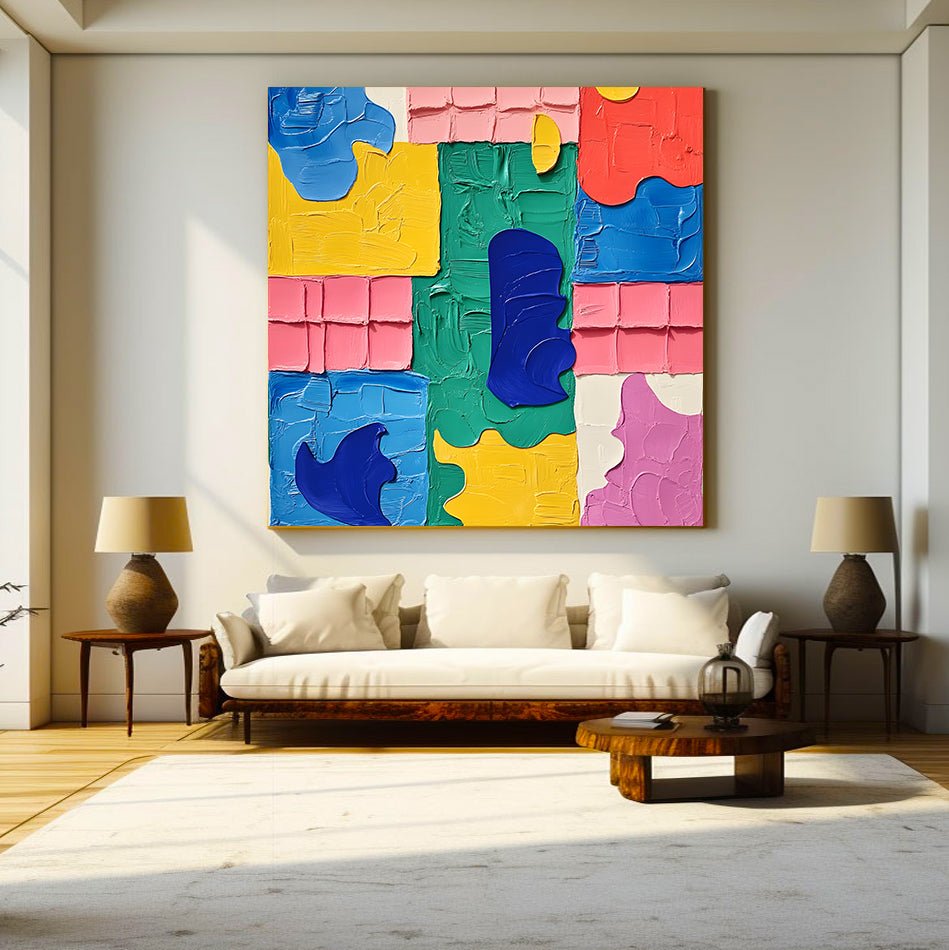 Abstract Painting "Fusión de Colores” - nukeart