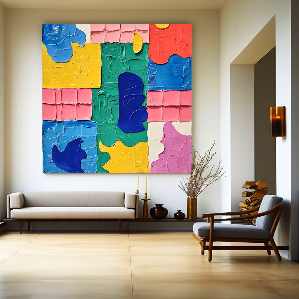 Abstract Painting "Fusión de Colores” - nukeart