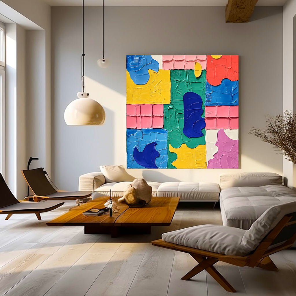 Abstract Painting "Fusión de Colores” - nukeart