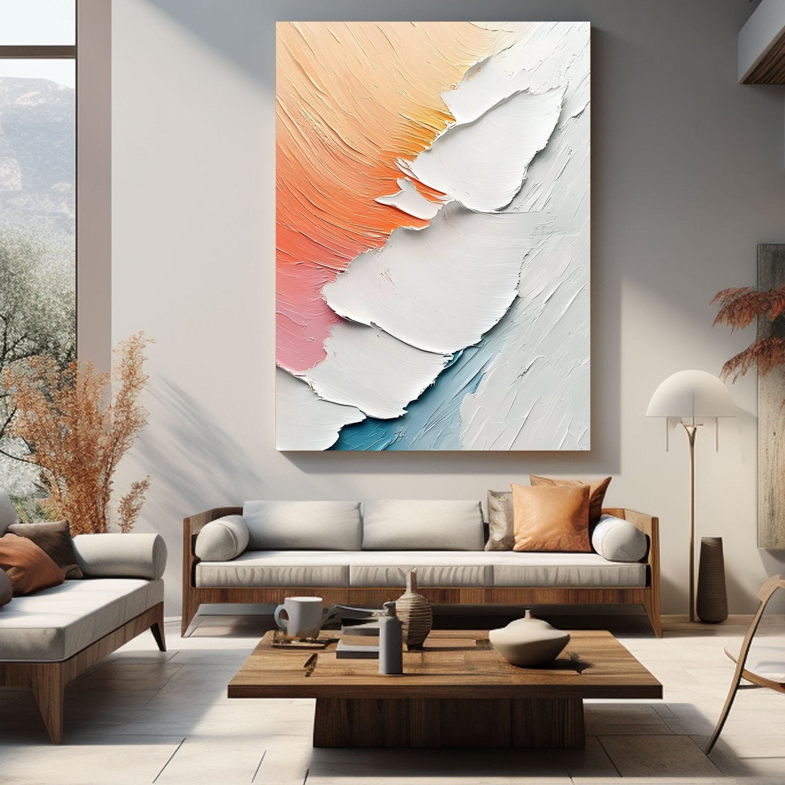 Abstract Painting "Fusión de Tintes” - nukeart