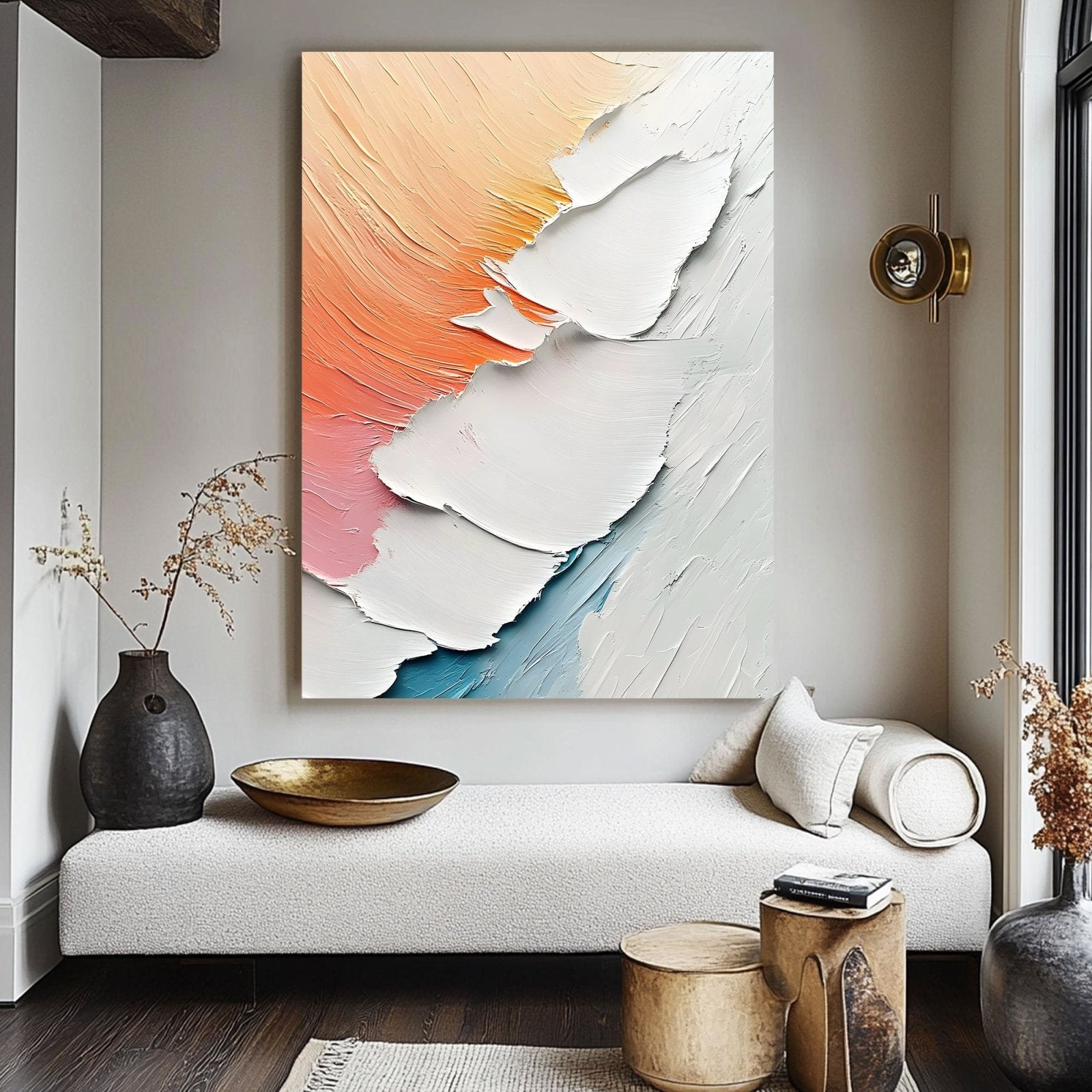 Abstract Painting "Fusión de Tintes” - nukeart