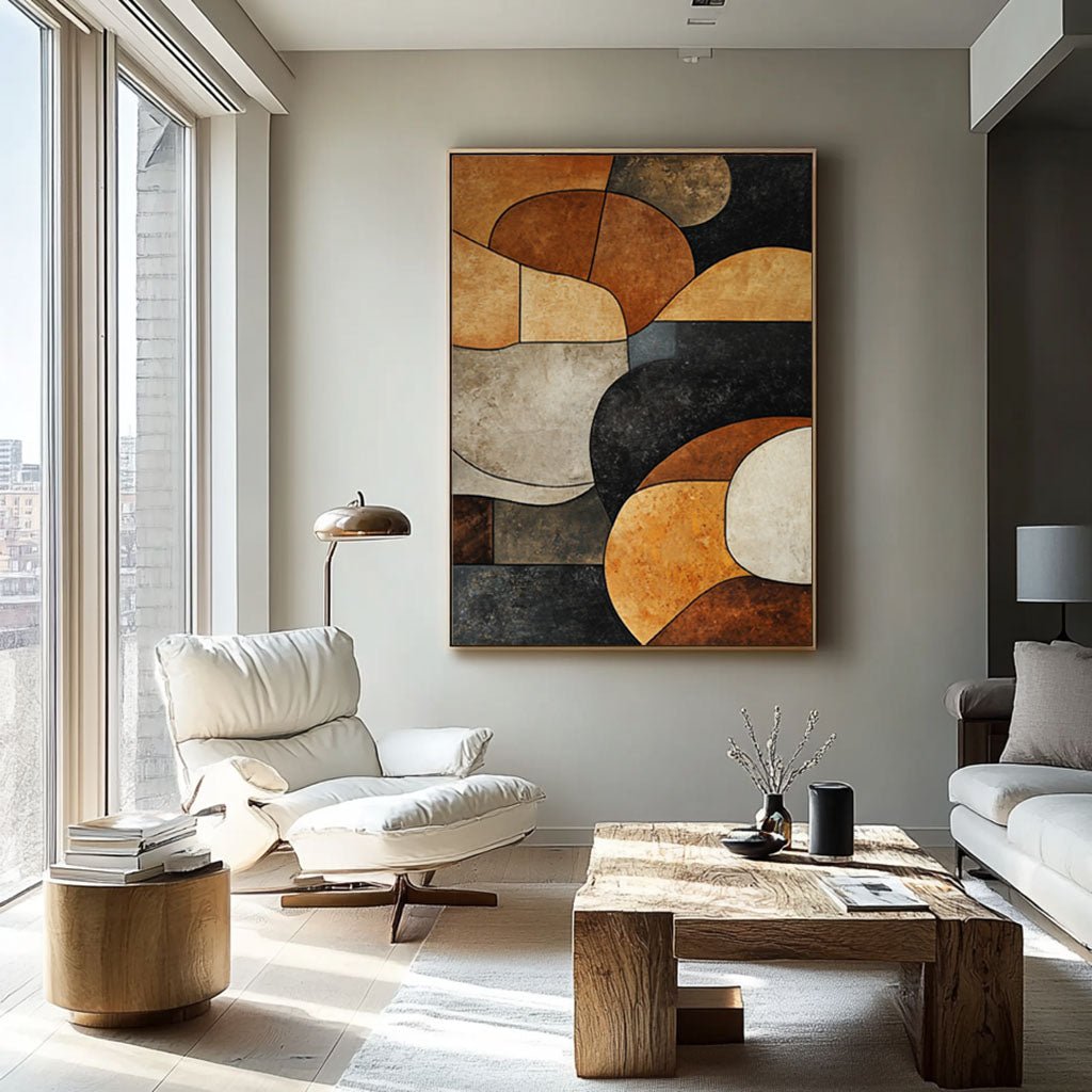 Abstract Painting "Fusion Éphémère" - nukeart