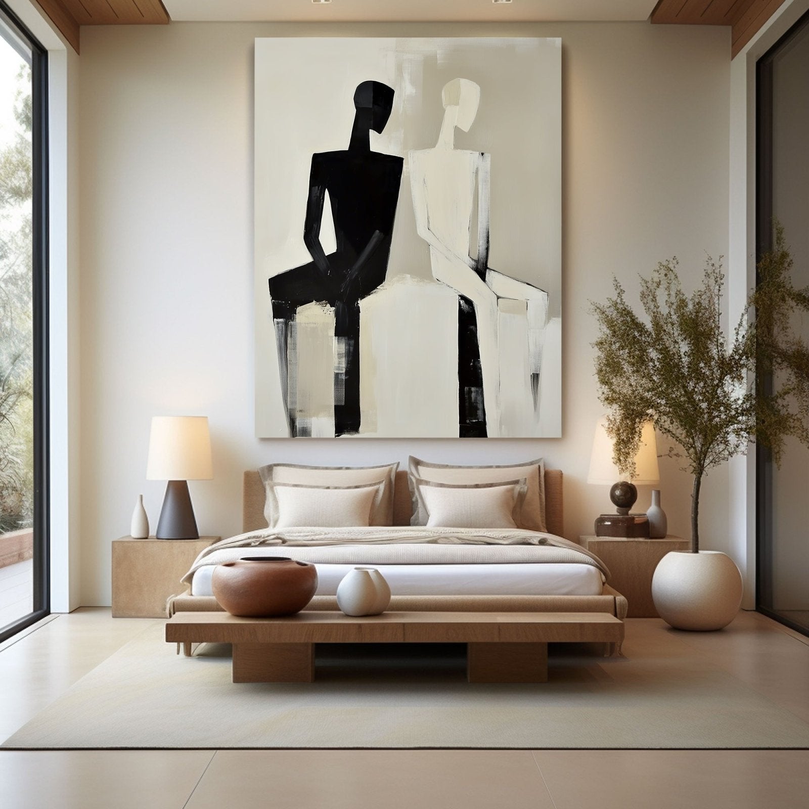 Abstract Painting "Gegensätze Verbindung” - nukeart