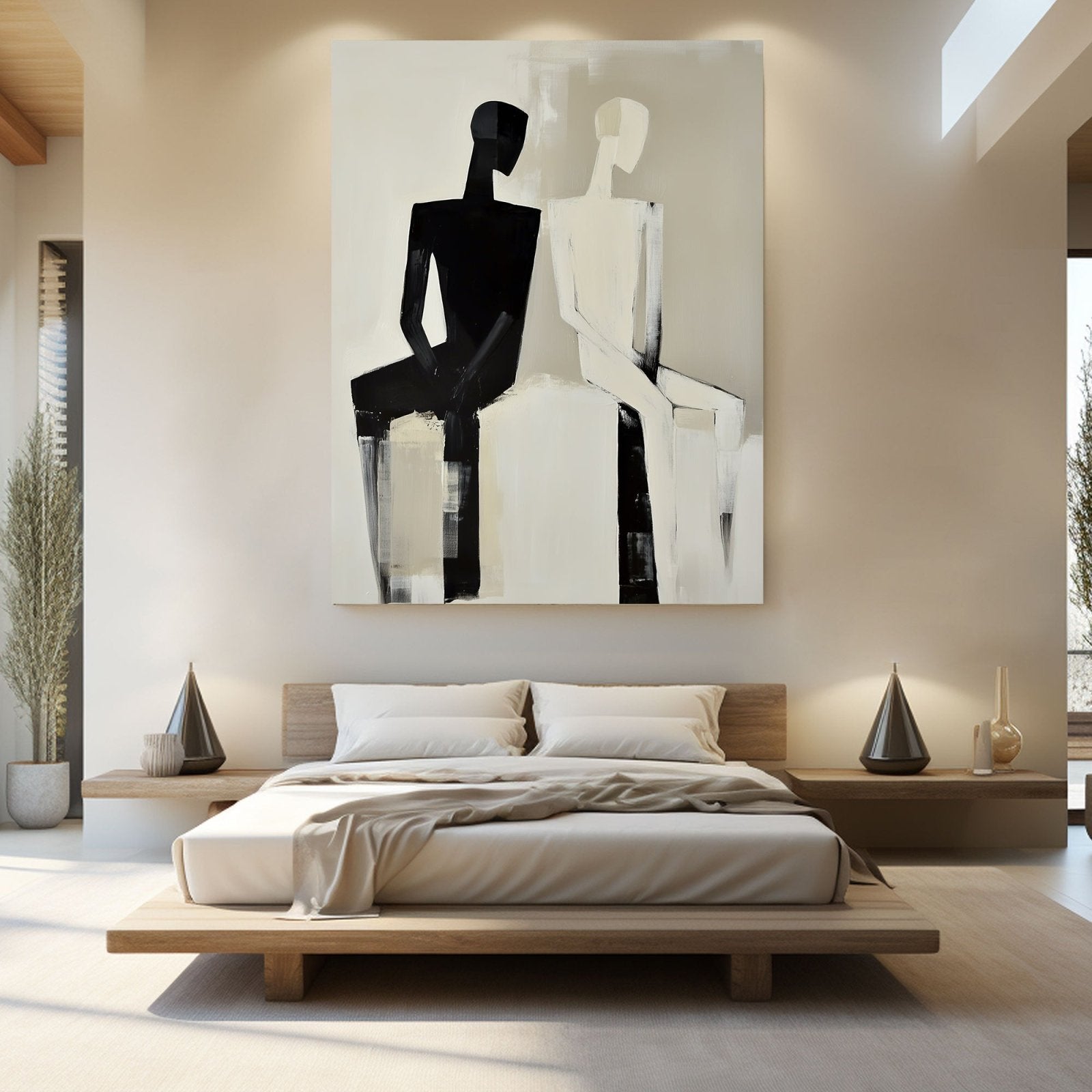 Abstract Painting "Gegensätze Verbindung” - nukeart