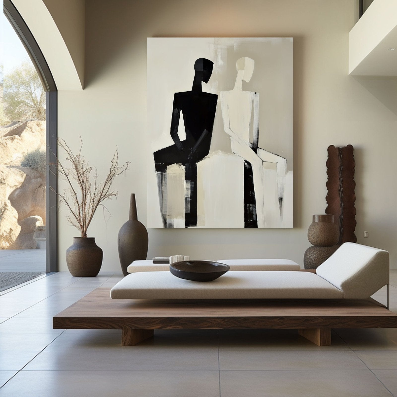 Abstract Painting "Gegensätze Verbindung” - nukeart