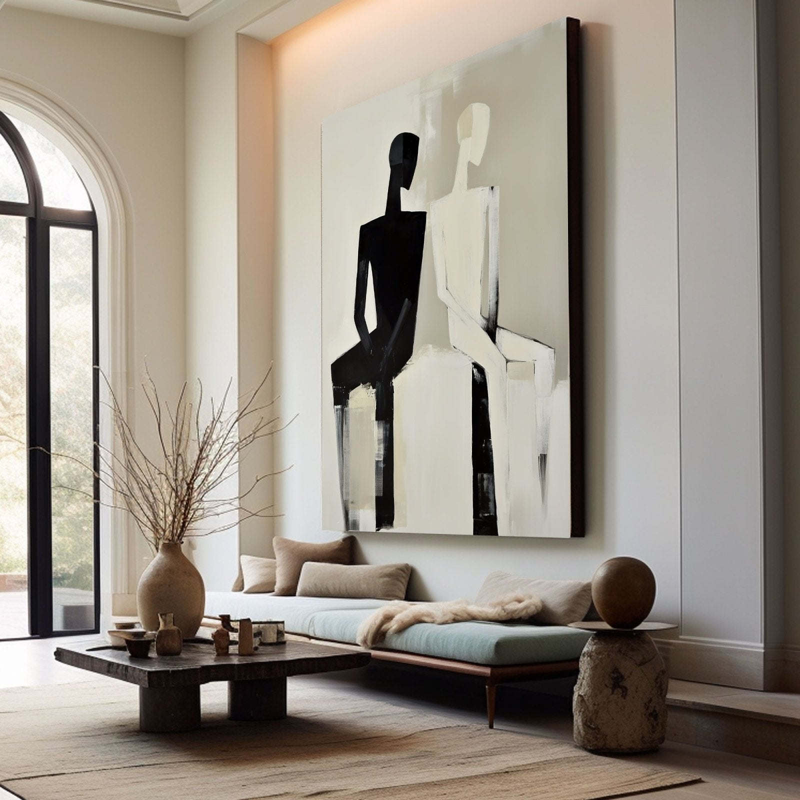 Abstract Painting "Gegensätze Verbindung” - nukeart