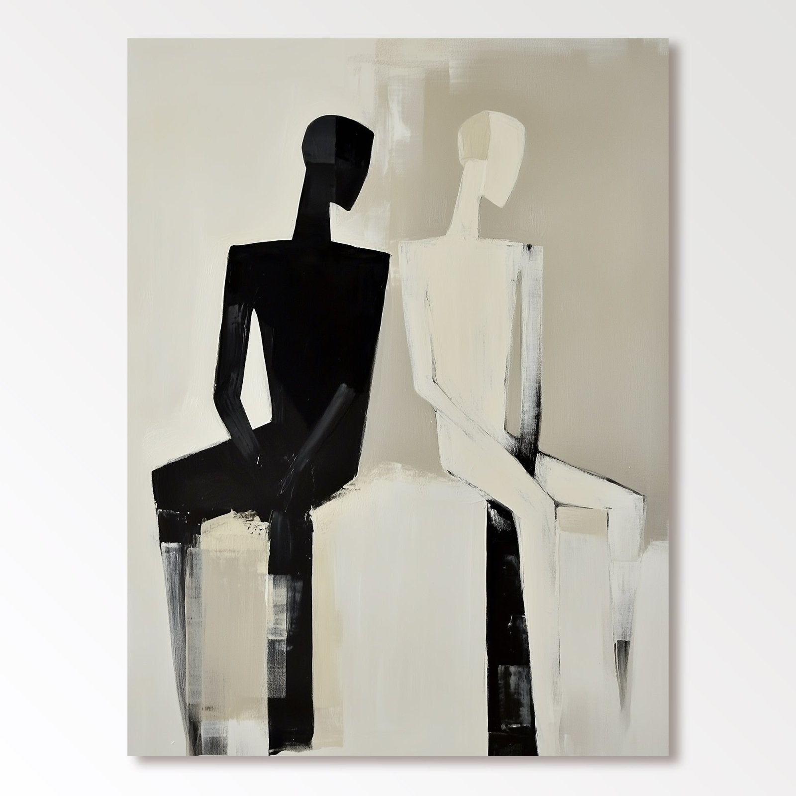 Abstract Painting "Gegensätze Verbindung” - nukeart