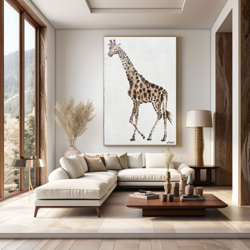 Abstract Painting "Giraffens Promenad” - nukeart