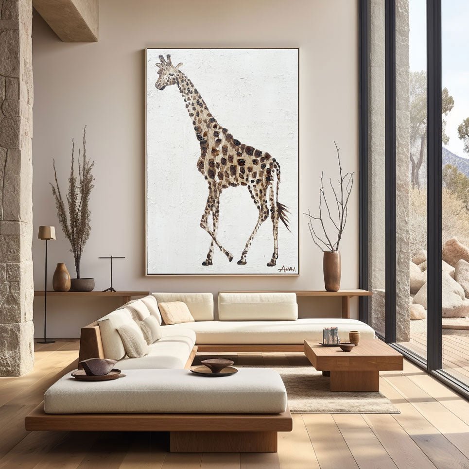 Abstract Painting "Giraffens Promenad” - nukeart