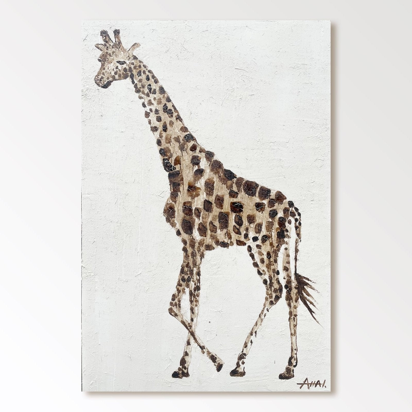Abstract Painting "Giraffens Promenad” - nukeart