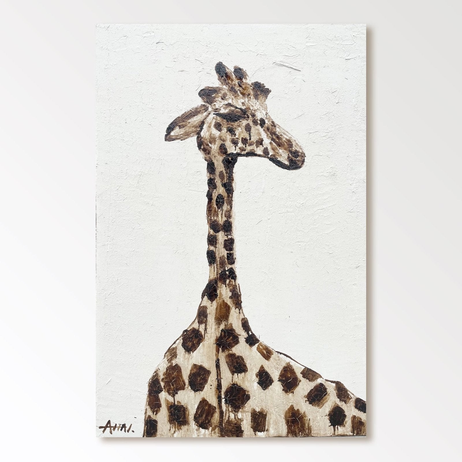 Abstract Painting "Giraffens Syn” - nukeart