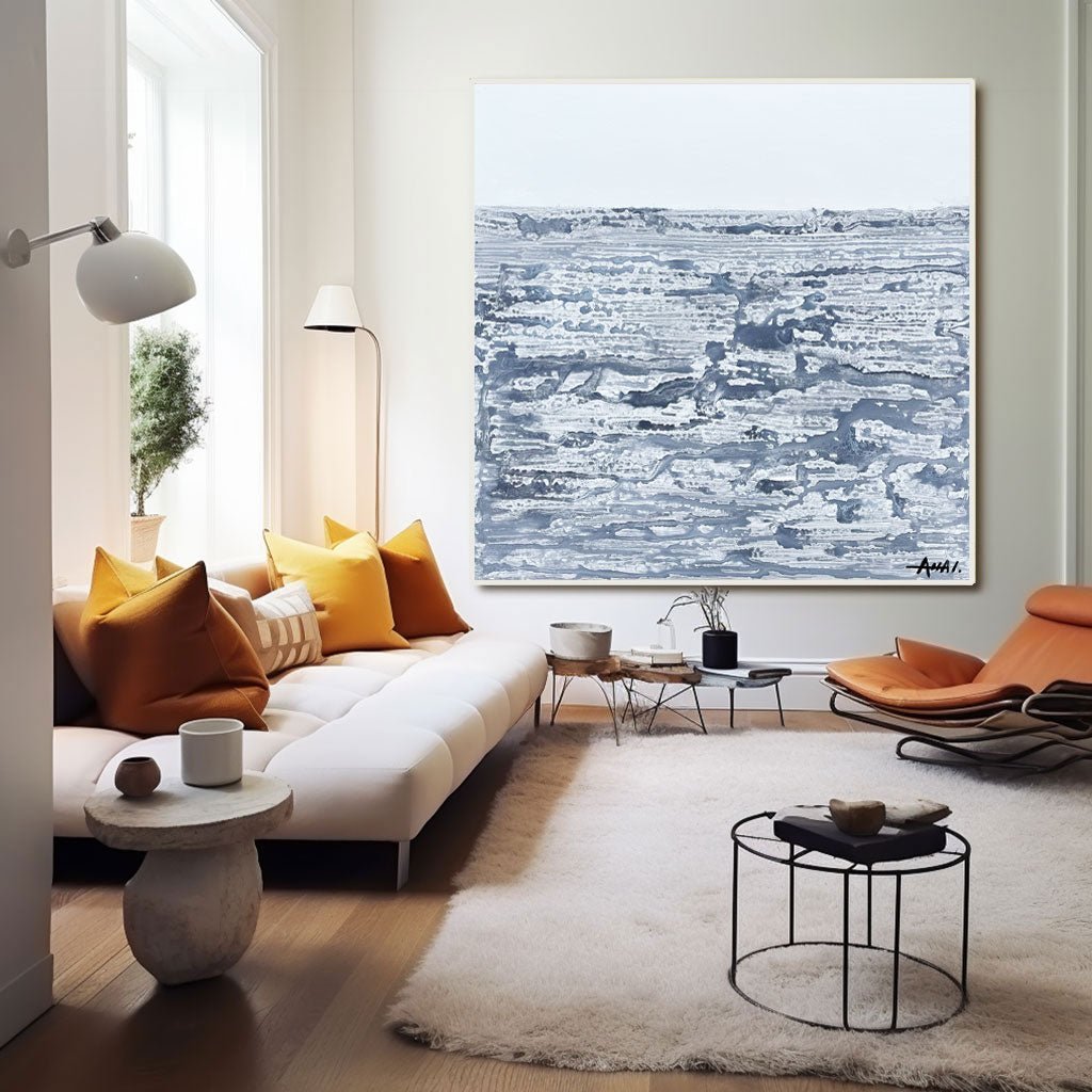 Abstract Painting "Granica Nieba i Ziemi” - nukeart