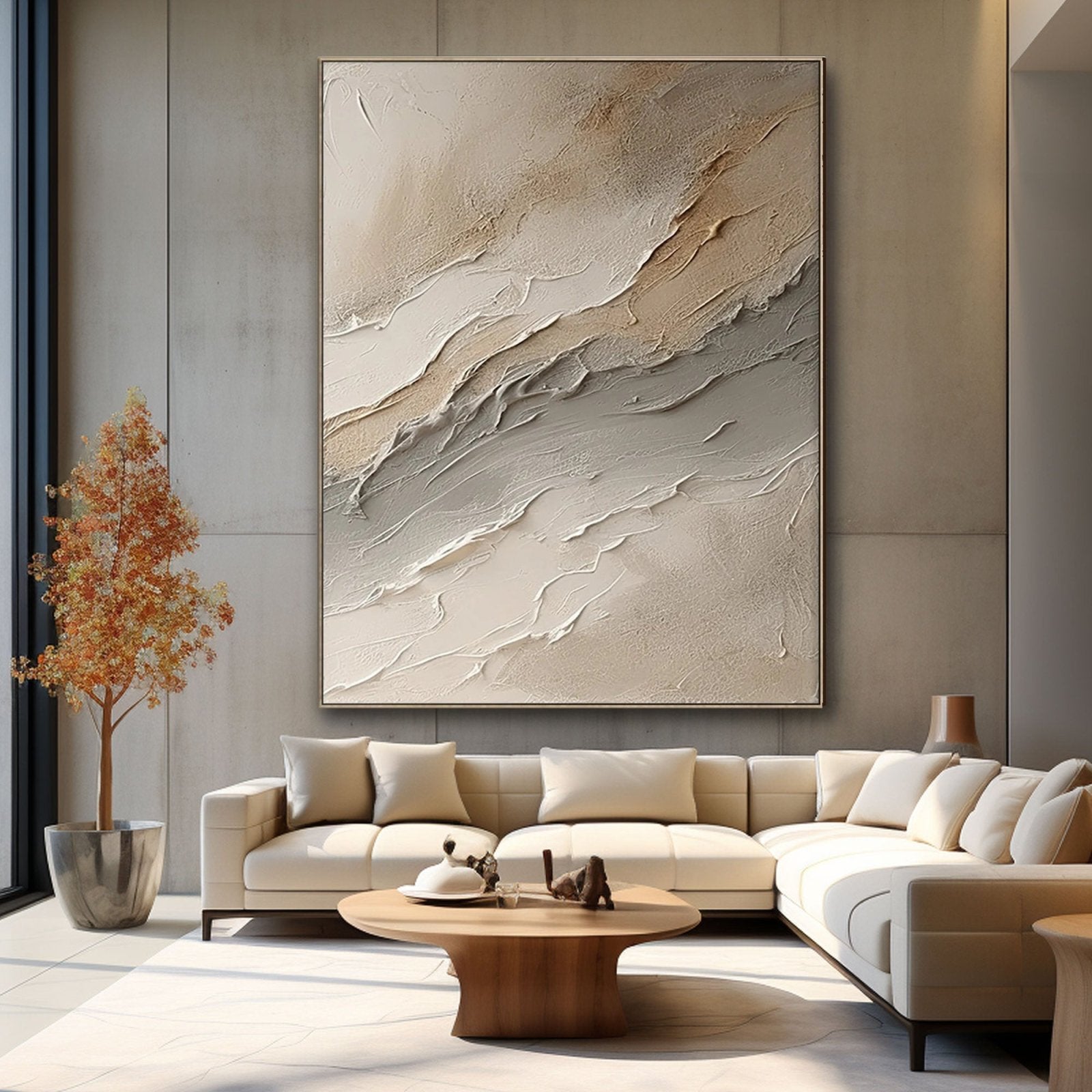 Abstract Painting "Harmonia e Fluxo” - nukeart