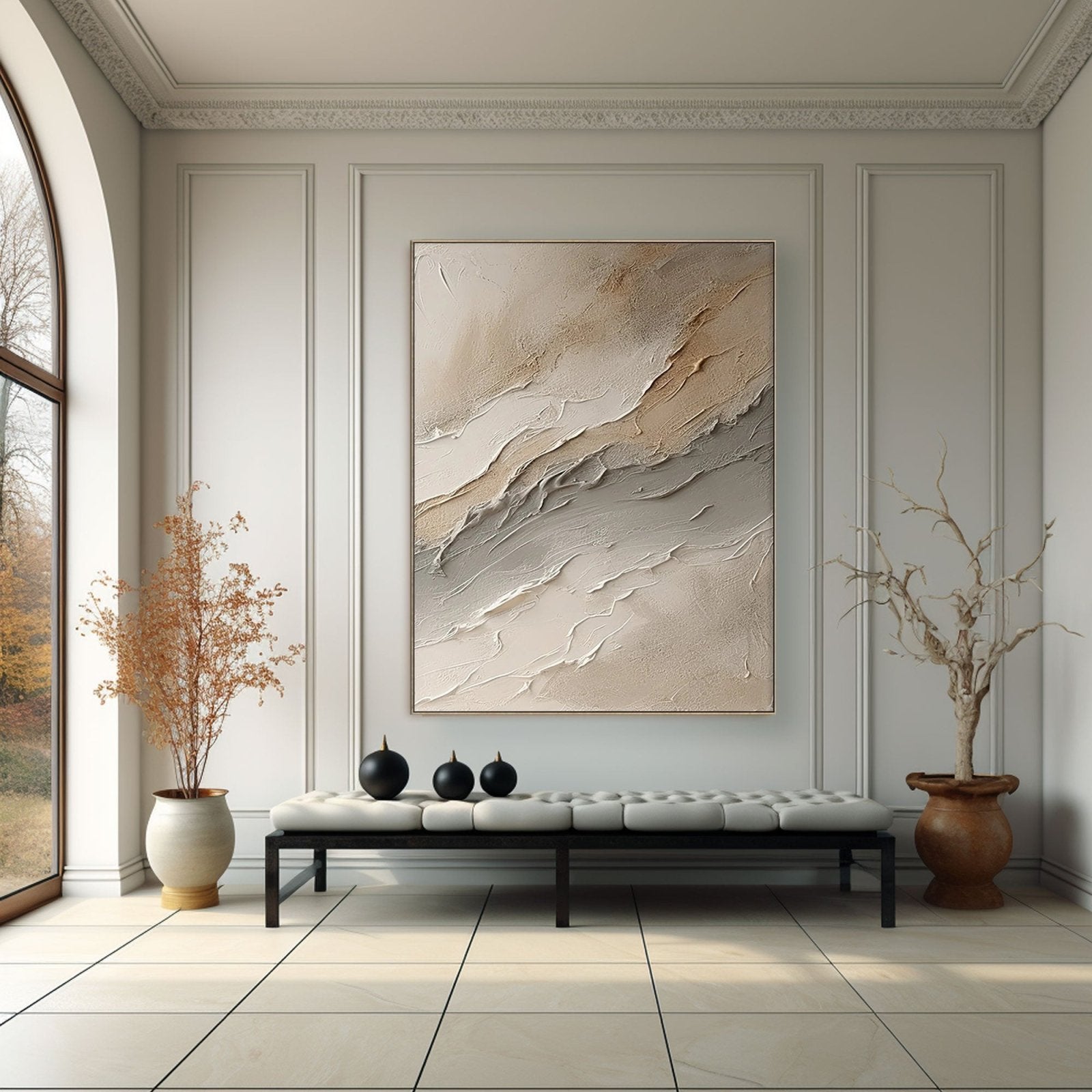 Abstract Painting "Harmonia e Fluxo” - nukeart