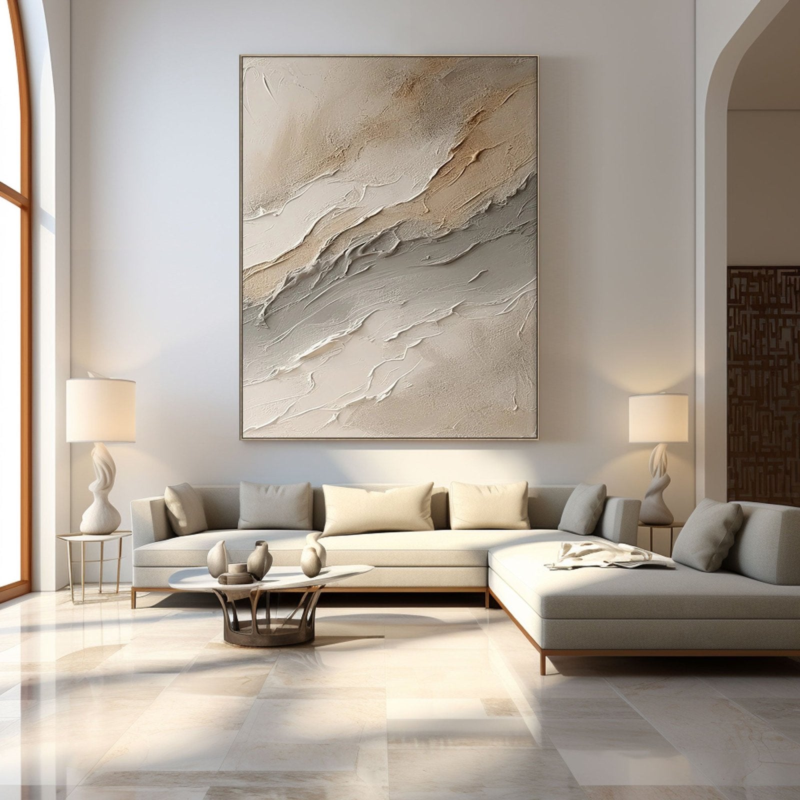 Abstract Painting "Harmonia e Fluxo” - nukeart