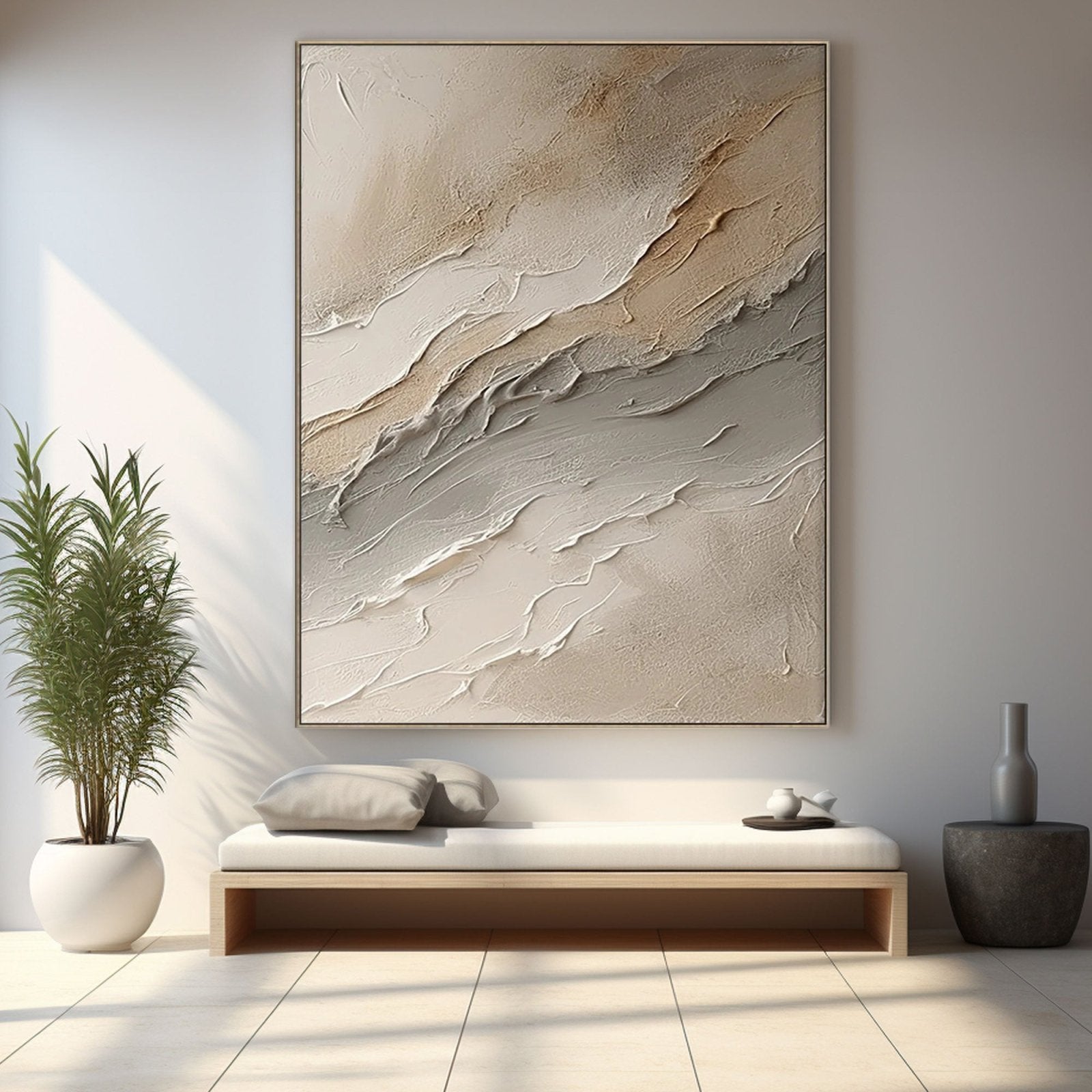Abstract Painting "Harmonia e Fluxo” - nukeart