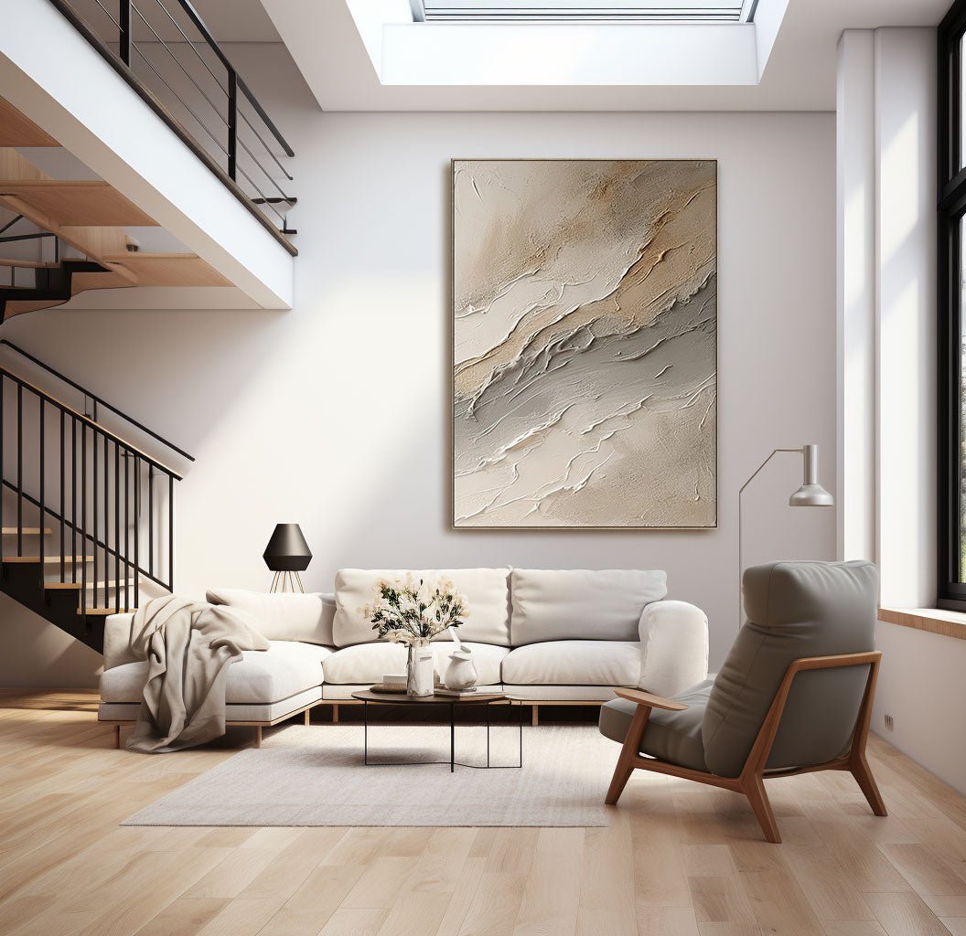 Abstract Painting "Harmonia e Fluxo” - nukeart