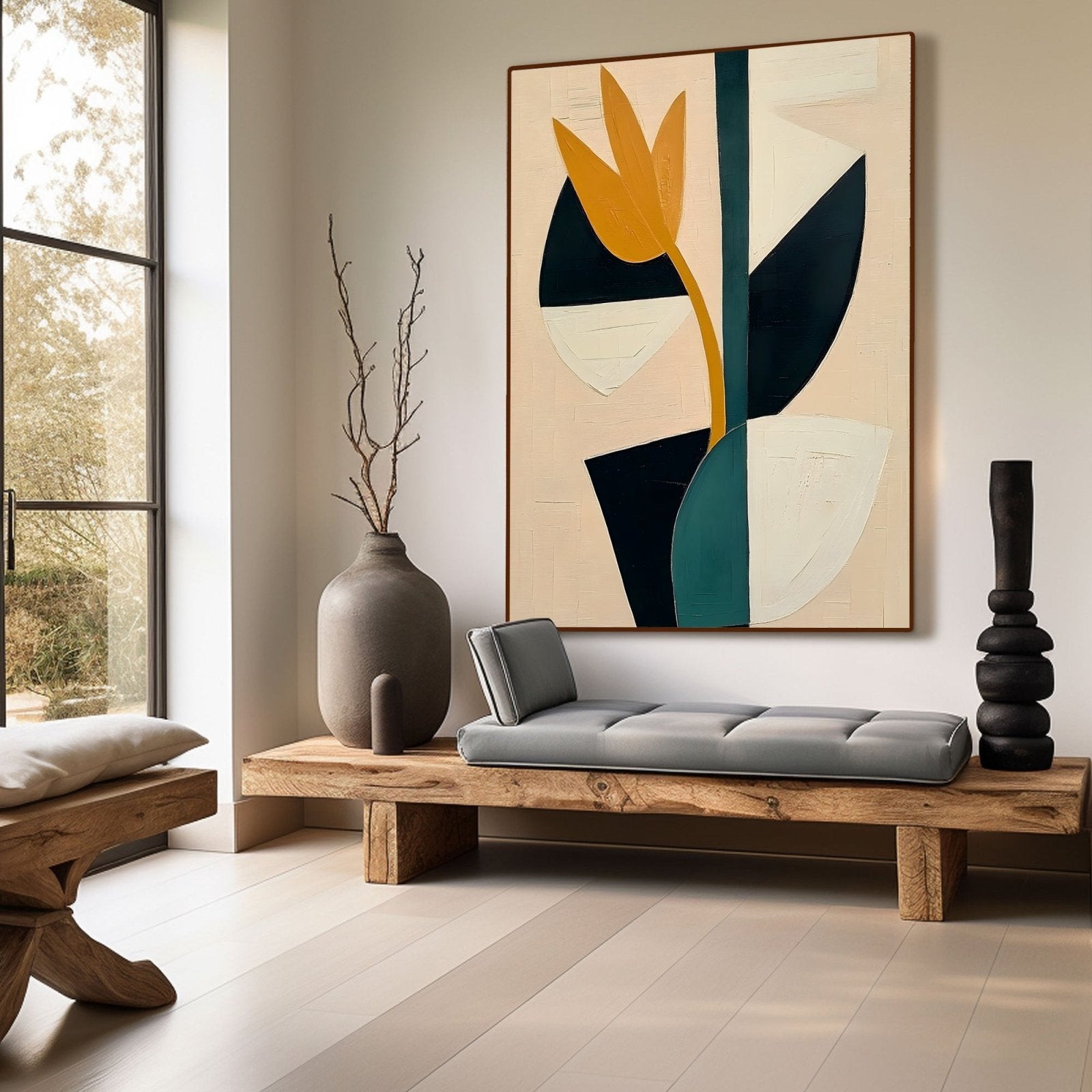 Abstract Painting "Harmonía Sagrada" - nukeart