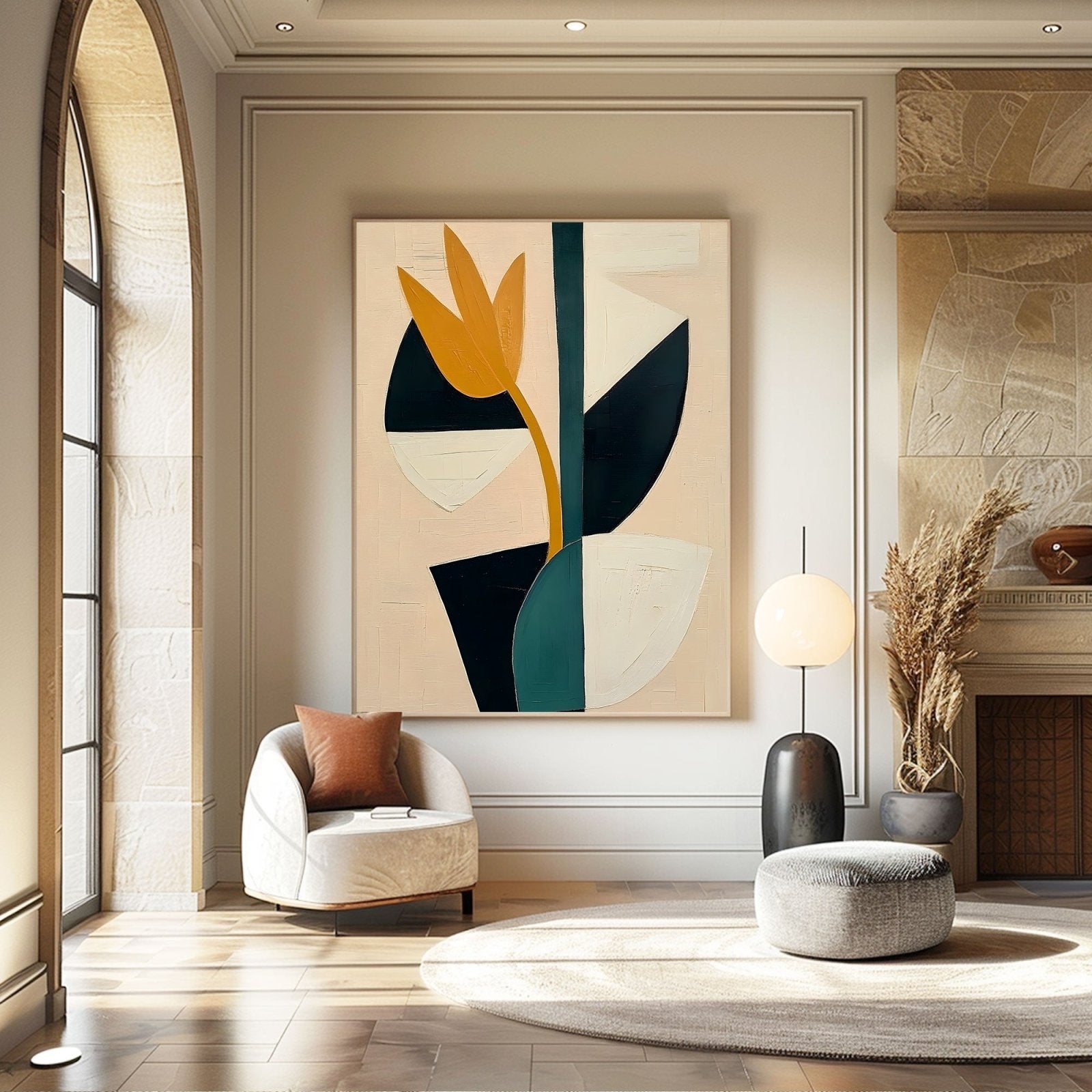 Abstract Painting "Harmonía Sagrada" - nukeart
