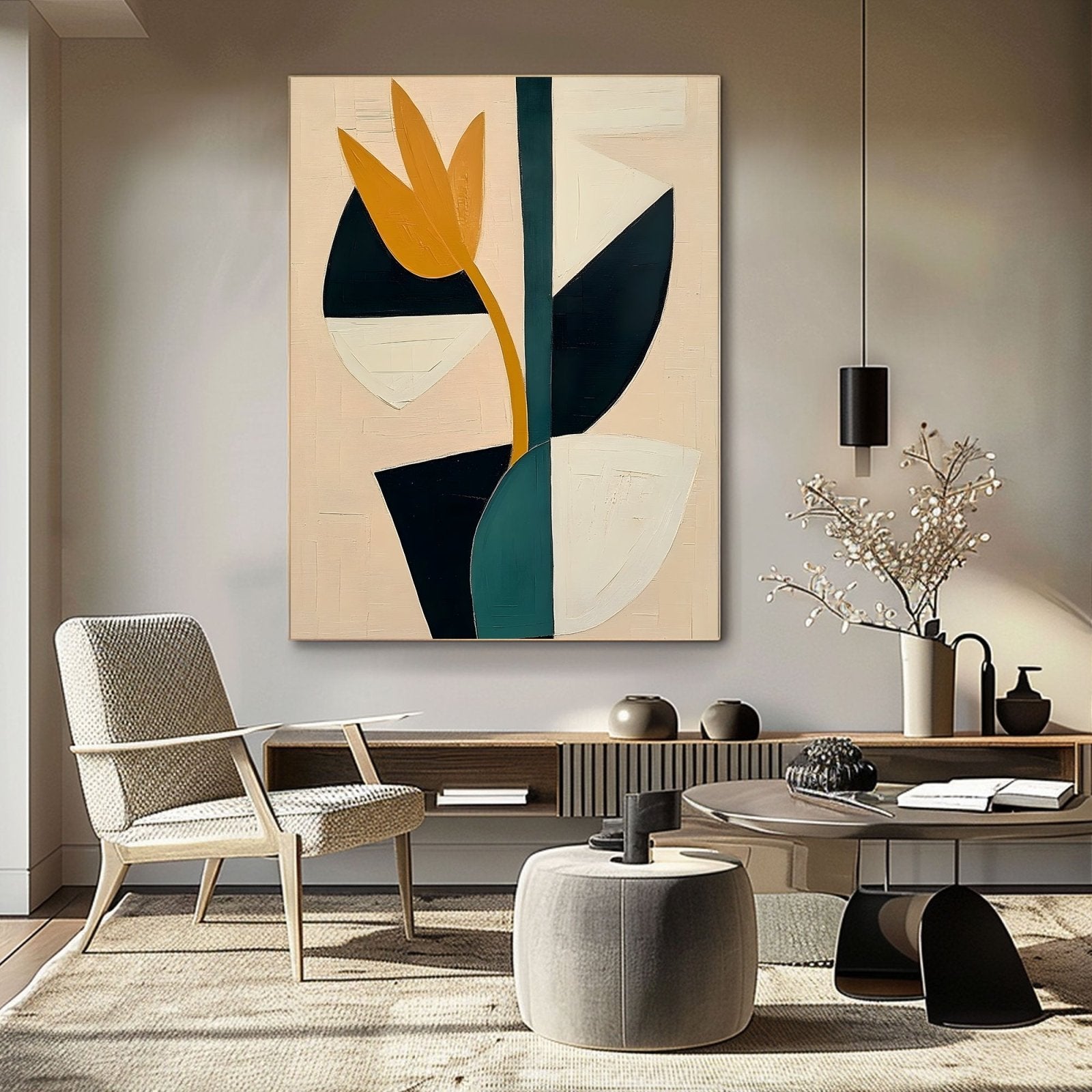 Abstract Painting "Harmonía Sagrada" - nukeart